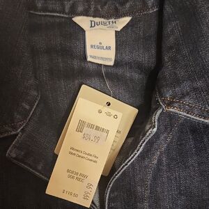 Duluth Trading Co Women's Denim Coveralls - Dark Blue